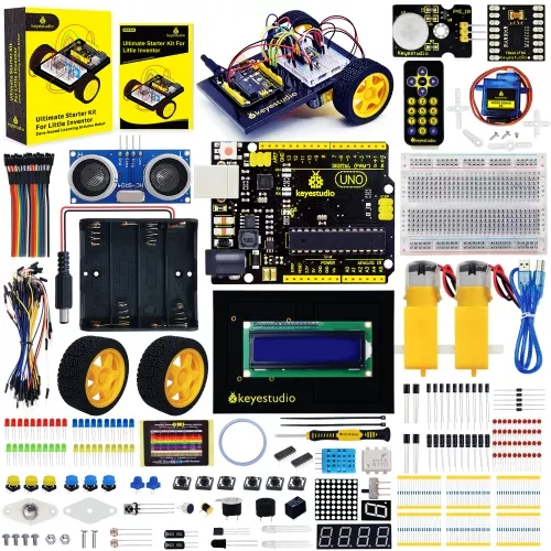 Keyestudio Ultimate Starter Kit/Robot Car Kit for Little Inventor(제로 기반 학습 Arduino 로봇)